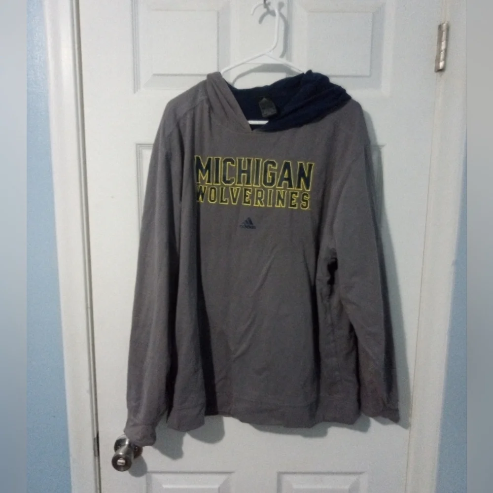 Adidas Blue and Yellow Sweatshirt with Iconic Logo